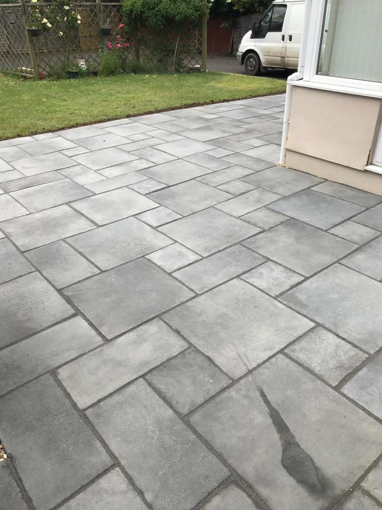 New Patio In Yeovil SHP Construction Ground Works Somerset